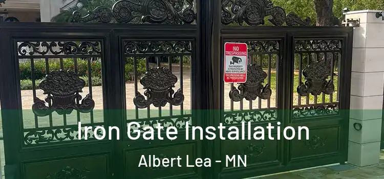 Iron Gate Installation Albert Lea - MN